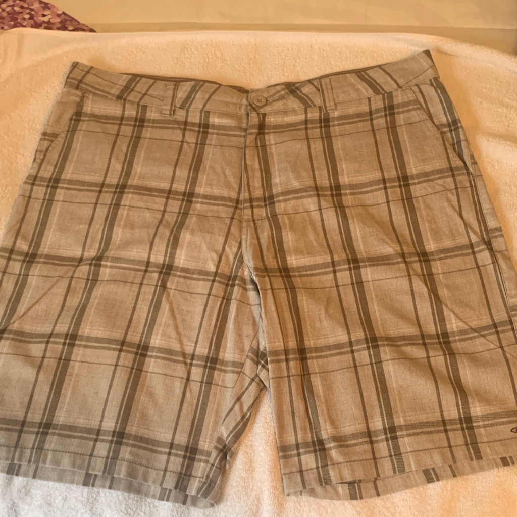 O'neill Beige Plaid Men's Shorts